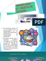 La Epidemiologia Sujeto y Objeto de Estudio