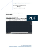 Modul 3 Praktikum Menggambar Teknik (AutoCAD Windows)