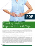 Creating Healthy Digestive Fire with Yoga
