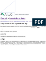 Lançamento de Laje Engastada em Viga PDF