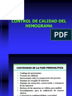 Control Calidad Hemograma para Alumnos