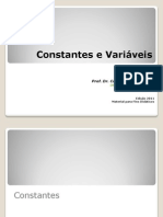 Modulo - Constantes e Variaveis PDF