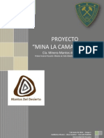 1º Avance - Proyecto Cielo Abierto - Mina La Camanchaca