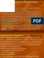 Human Resource Management-BBA 2nd Sem