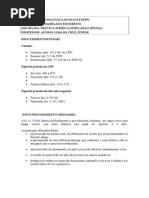 Relatório de Dança