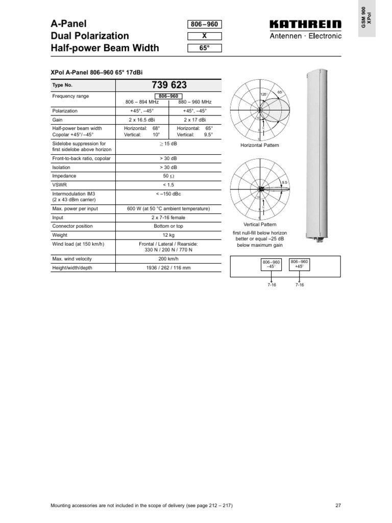 Kathrein Antenna PDF
