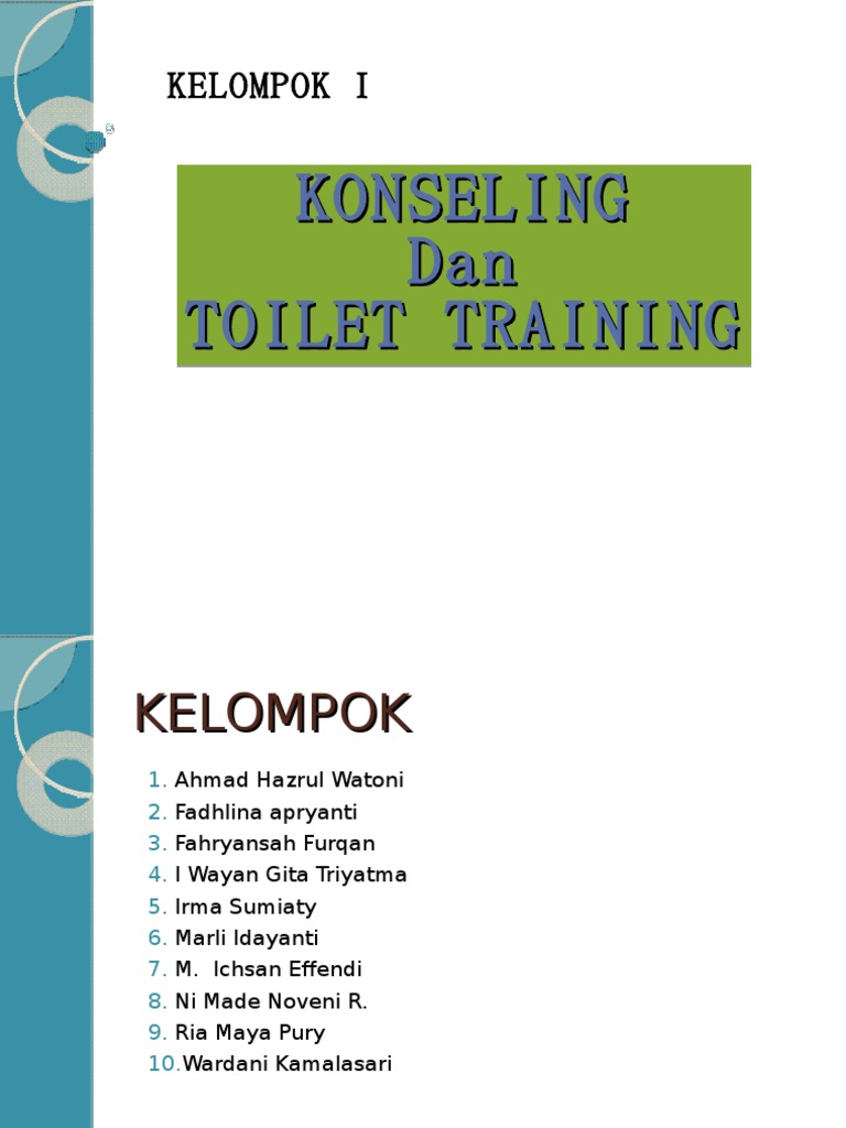 Ppt Toilet Training
