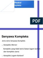 Reaksi Dan Pembuatan Senyawa Kompleks