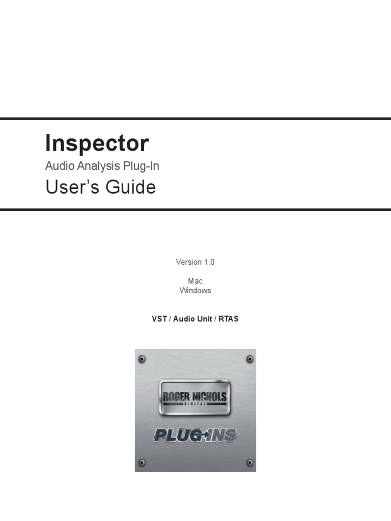 Roger Nichols Inspector Manual PDF | PDF | Technology & Engineering