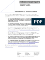 Bewerbung Zum HÖHEREN FACHSEMESTER PDF