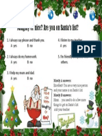 Naughty or Nice Handout