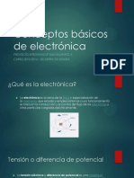 Conceptos básicos de electrónica: corriente, tensión, resistencia y más