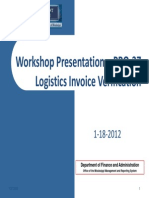 Logistics Invoice Verification