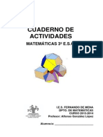 Cuaderno Actividades 3eso 2013 2014 PDF