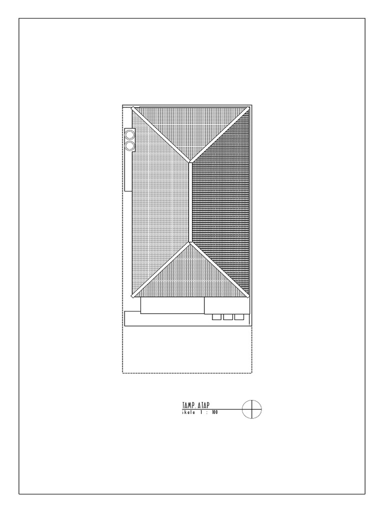 Tamp. Atap: S K A L A 1: 100 | PDF