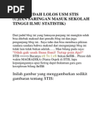 Download Cara Mudah Lolos Usm Stis by Andrian Suseno SN244093244 doc pdf