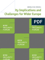 WORLD IN CRISIS: Security Implications and Challenges For Wider Europe