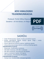 Termin 1 Analogne Telekomunikacije
