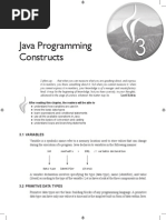 Java Programming Constructs