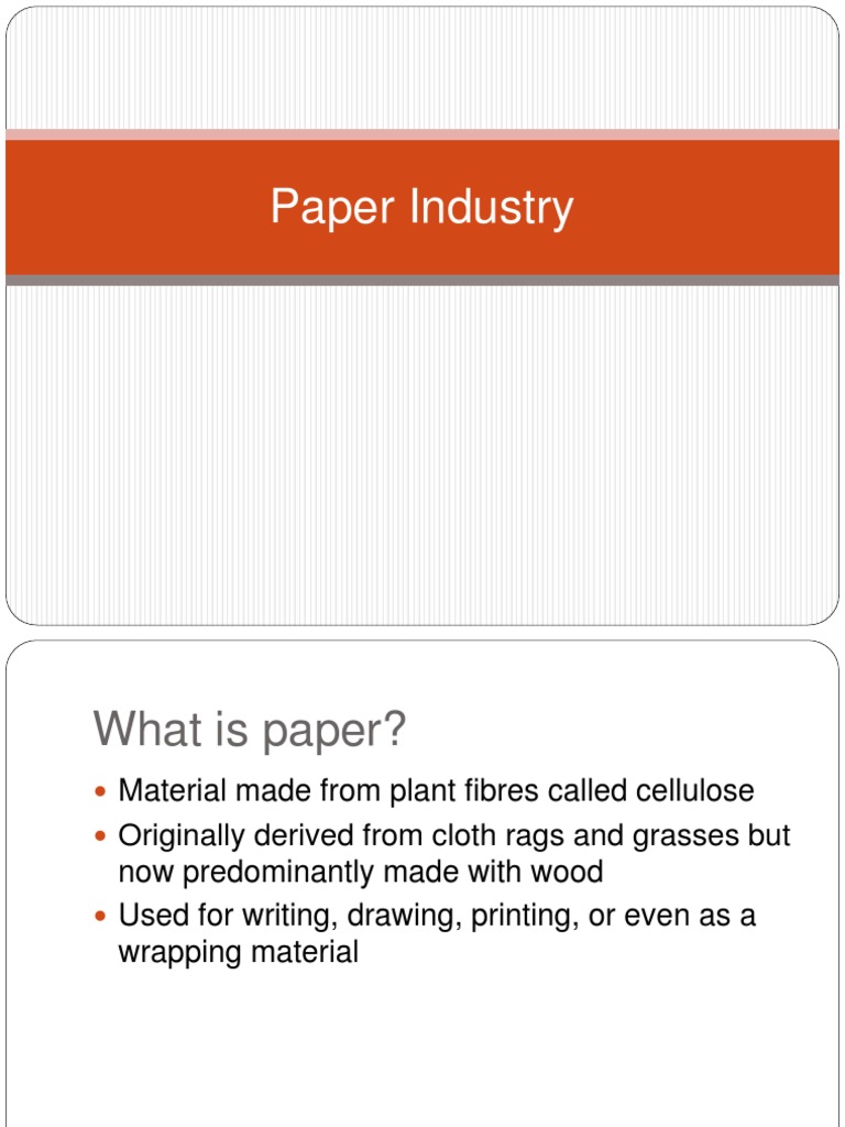 Paper Industry PDF Paper Printing Materials