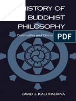 A History of Buddhist Philosophy - Kalupahana