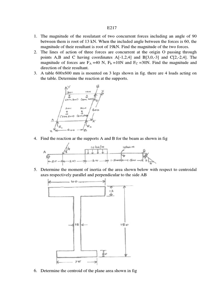 Engineering MEchanics Part - B | PDF | Force | Belt (Mechanical)