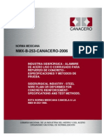 NMX B 253 Canacero 2006 PDF