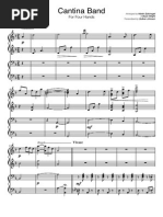 Download Cantina Band Piano Duet by Iain Jackson SN244127023 doc pdf