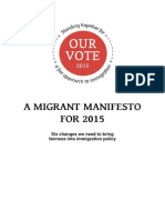 Migrant Manifesto 2015