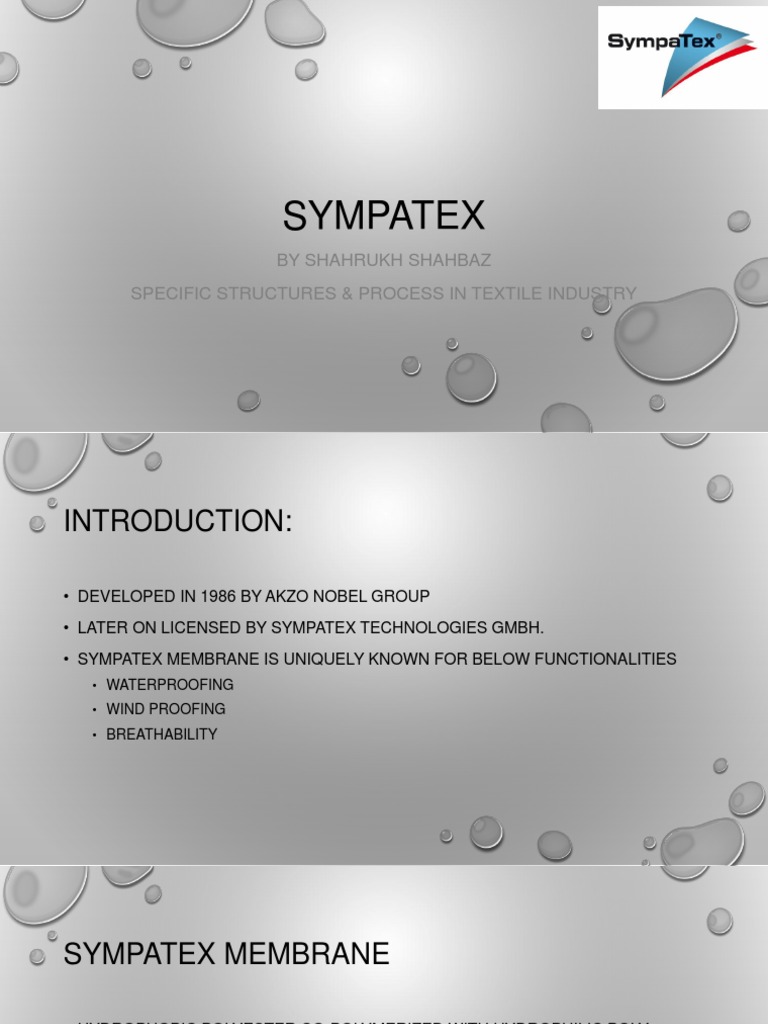 Sympatex Membrane: Performance & Applications | PDF