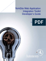 WorkSite Web Application Integration Toolkit (8.5, English)