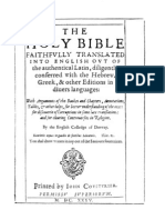 Douay Rheims 1610 Bible