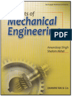 Elements of Mechanical Engineering for PTU Batch 2011 Onwards...