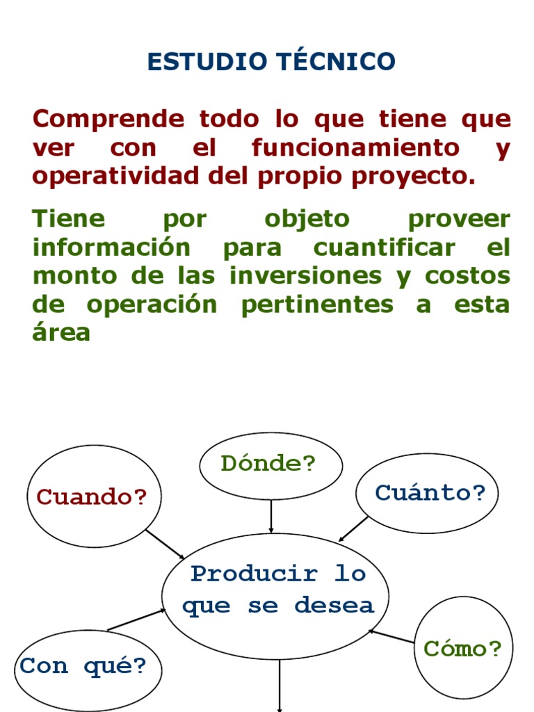 Estudio Tecnico.ppt Cost Technology