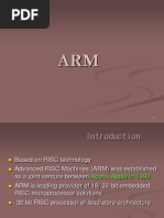 Introduction to the ARM Processors