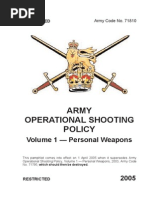 Download Army Operation Shooting Policy AOSP Vol 1 by Ricardo Campbell SN244151860 doc pdf