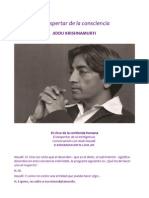 El Despertar de La Consciencia, Krishnamurti PDF