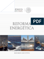 Resumen Ejecutivo Sobre La Reforma Energética