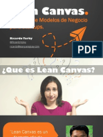 Lean Canvas Creacion de Modelos de Negocio para Startups PDF