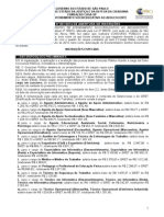 Edital #001/2014 de Abertura de Inscrições: I - Das Disposições Preliminares