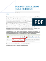 Generador de Formularios para Joomla CK Forms