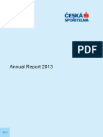 Annual Report 2013 of Ceska Sporitelna