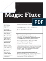 Magic Flute Study Guide