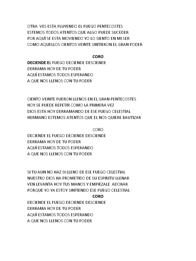 El Fuego Pentecostes Pdf El espíritu santo es la presencia de dios cuando él mora en el corazón del creyente (romanos 8:9). scribd