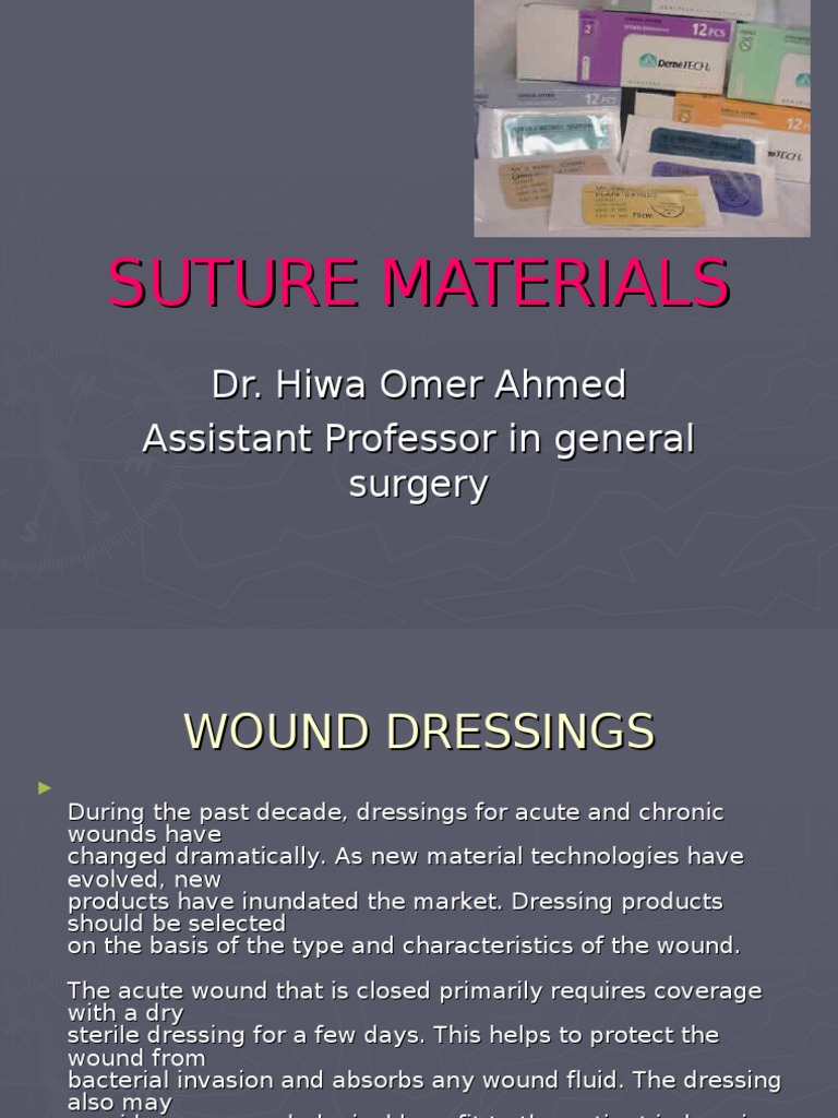 Suture Materials Surgical Suture Wound