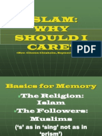 Islam: WHY Should I Care?: ©rev. Clinton Chisholm, September, 2014