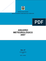Anuario Meteorológico Ecuador 2007 INAMHI