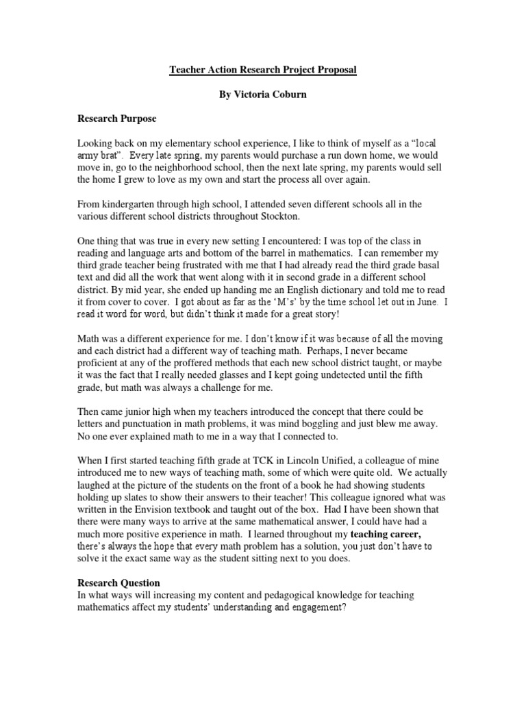 Examples of action research topics image