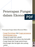 04 Aplikasi Fungsi Dalam Ekonomi B PDF