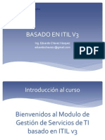 Modulo Gestión de Servicios Ti Basado en Itil V3 - 01 - Introduccion Al Curso